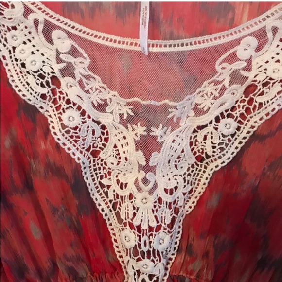 Free People Daydreamer Sheer Dolman sleeve top-$4.99 Shipping Applied~ NWOT - Picture 2 of 7